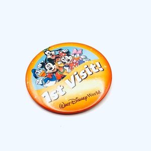 DISNEY First Visit Pin Official Disney Merchandise 3"